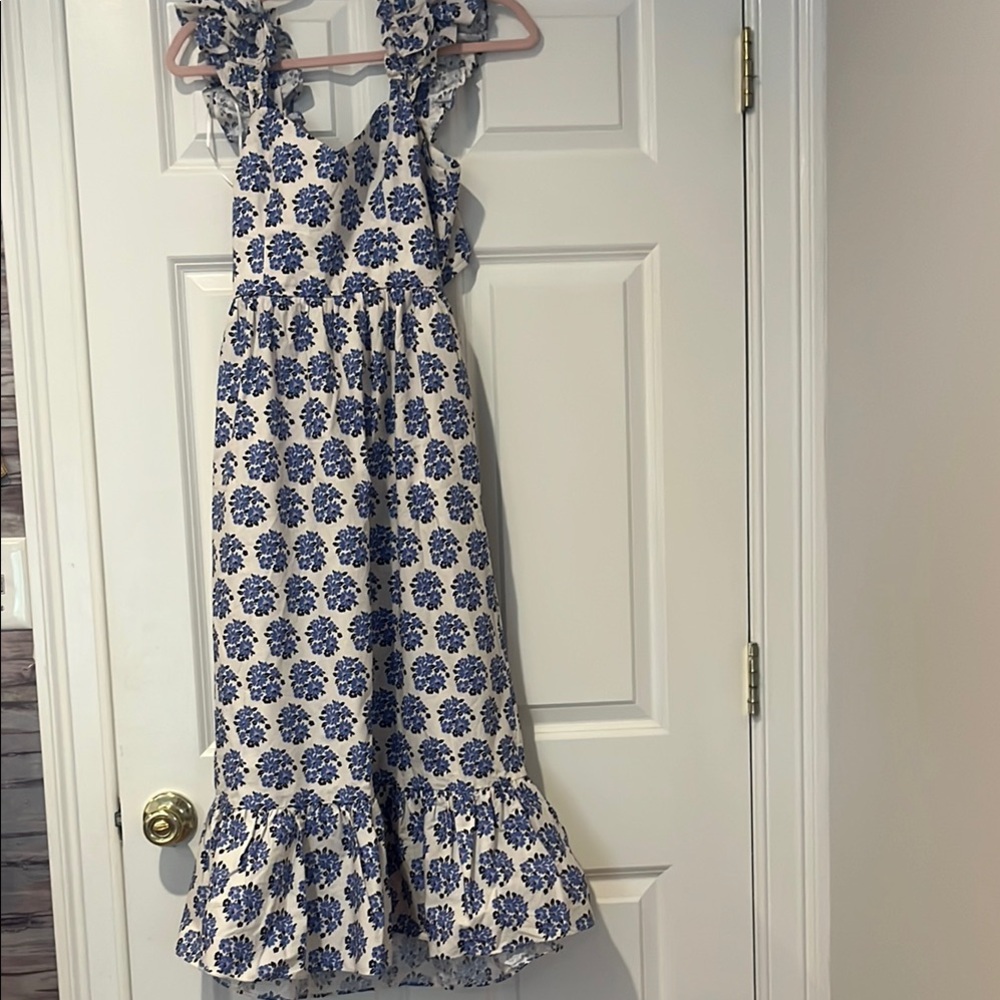 Yumi Kim Blue and White Floral Dress